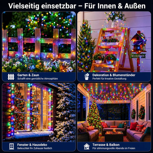 Outdoor LED-Lichterkette mit Timer