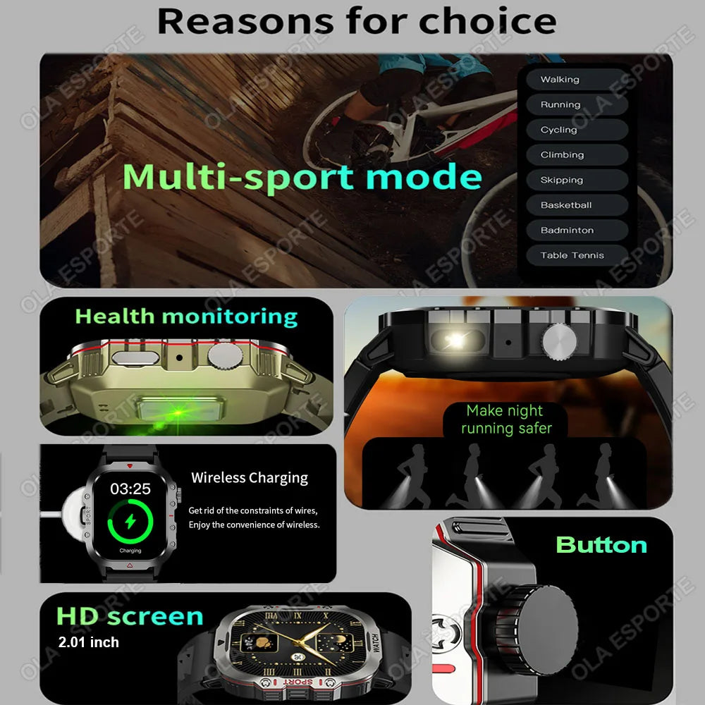 Tunox W60 Smartwatch – Bluetooth-Anrufe, Fitness- & Schlaftracking
