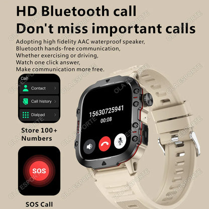 Tunox W60 Smartwatch – Bluetooth-Anrufe, Fitness- & Schlaftracking