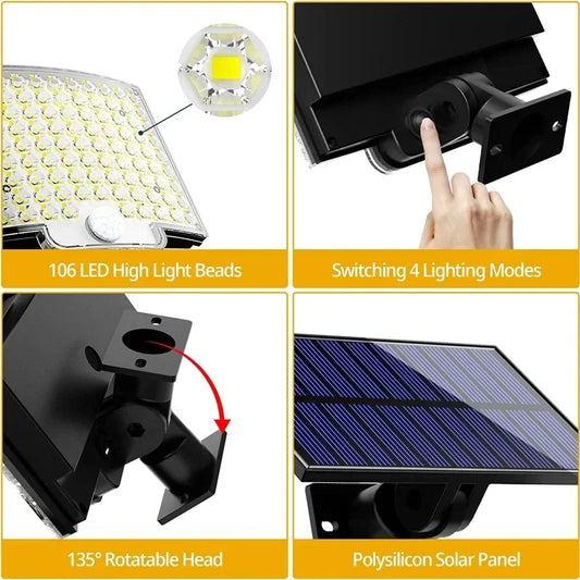 Solarleuchte mit Bewegungsmelder