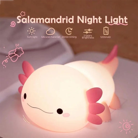 Axolotl Silikon-Nachtlicht