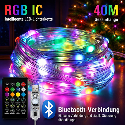 RGB-Lichterkette mit App-Steuerung
