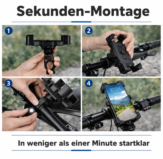 360° Fahrrad-Handyhalterung